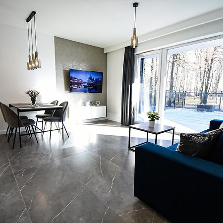 Apartament Villa Park Przy Plazy Z Widokiem Na Jezioro, Taras 50 M2 Ostróda Extérieur photo