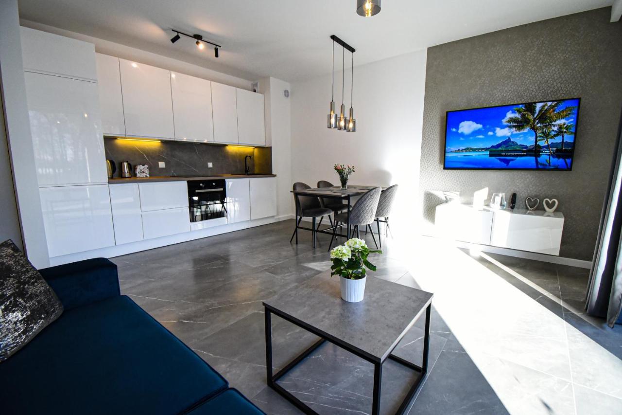 Apartament Villa Park Przy Plazy Z Widokiem Na Jezioro, Taras 50 M2 Ostróda Extérieur photo
