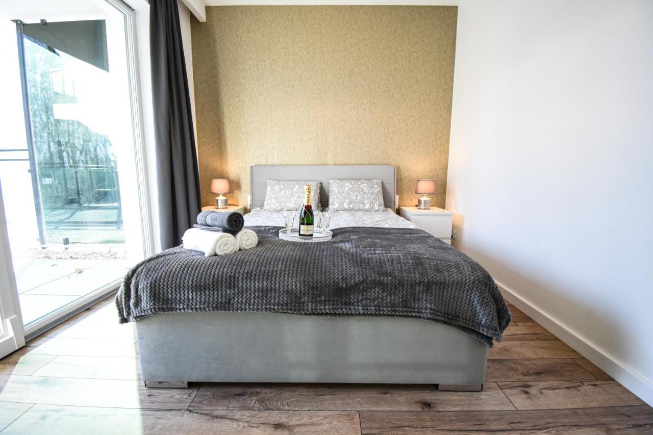 Apartament Villa Park Przy Plazy Z Widokiem Na Jezioro, Taras 50 M2 Ostróda Extérieur photo