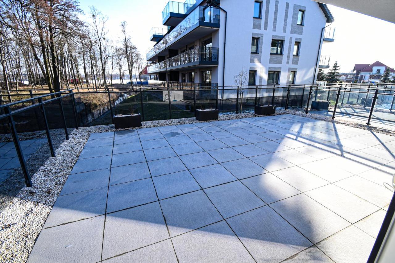 Apartament Villa Park Przy Plazy Z Widokiem Na Jezioro, Taras 50 M2 Ostróda Extérieur photo